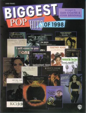 Biggest Pop Hits of 1998, Easy Piano
