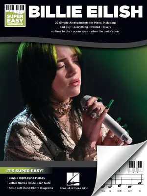 Billie Eilish - Super Easy Songbook for Easy Piano