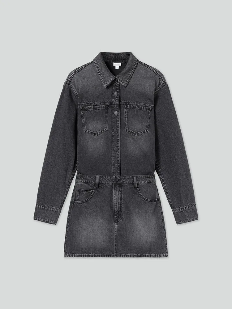 Black Denim Dress
