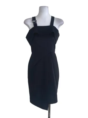 Black Layered Sheath Dress