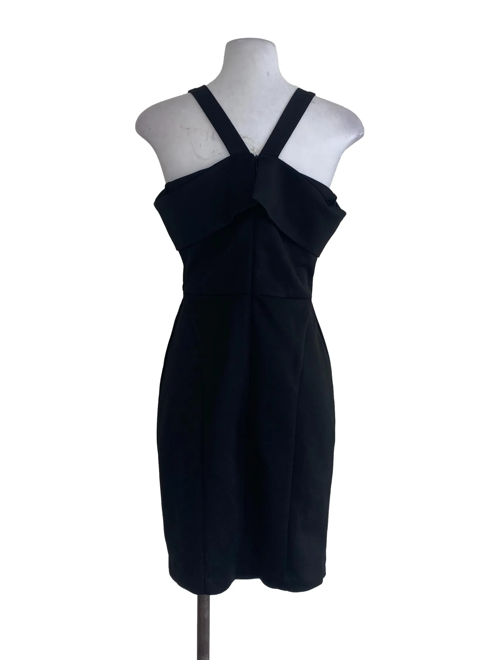 Black Layered Sheath Dress