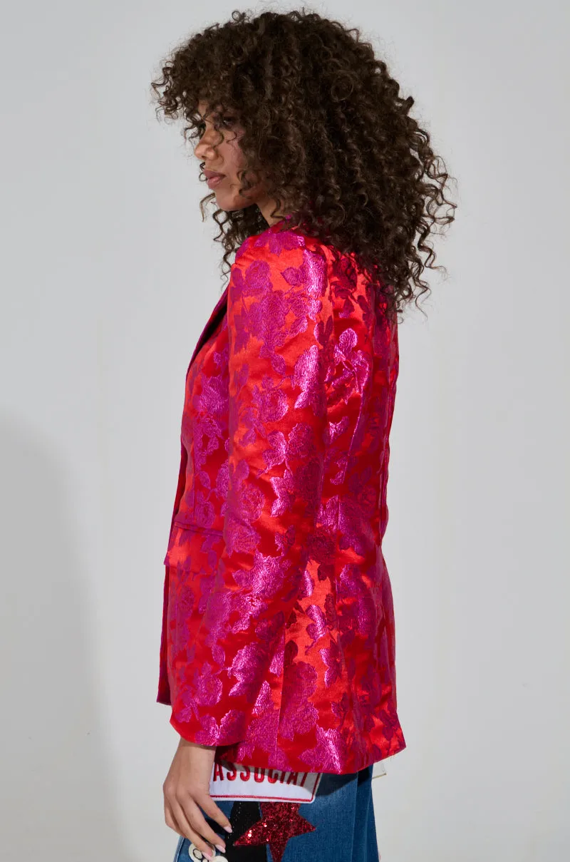BLOOMING BROCADE BLAZER