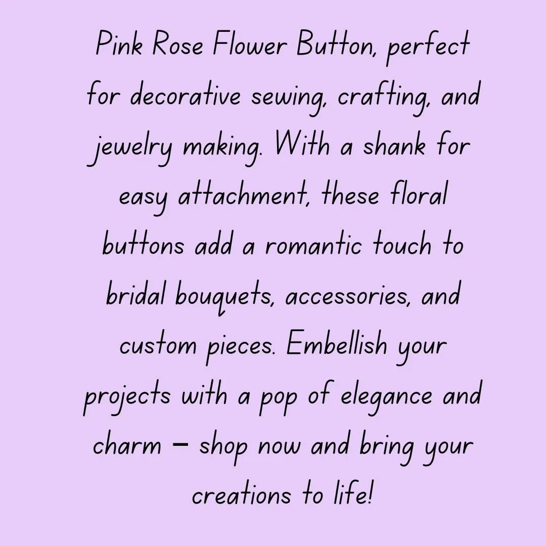 Blue rose flower button