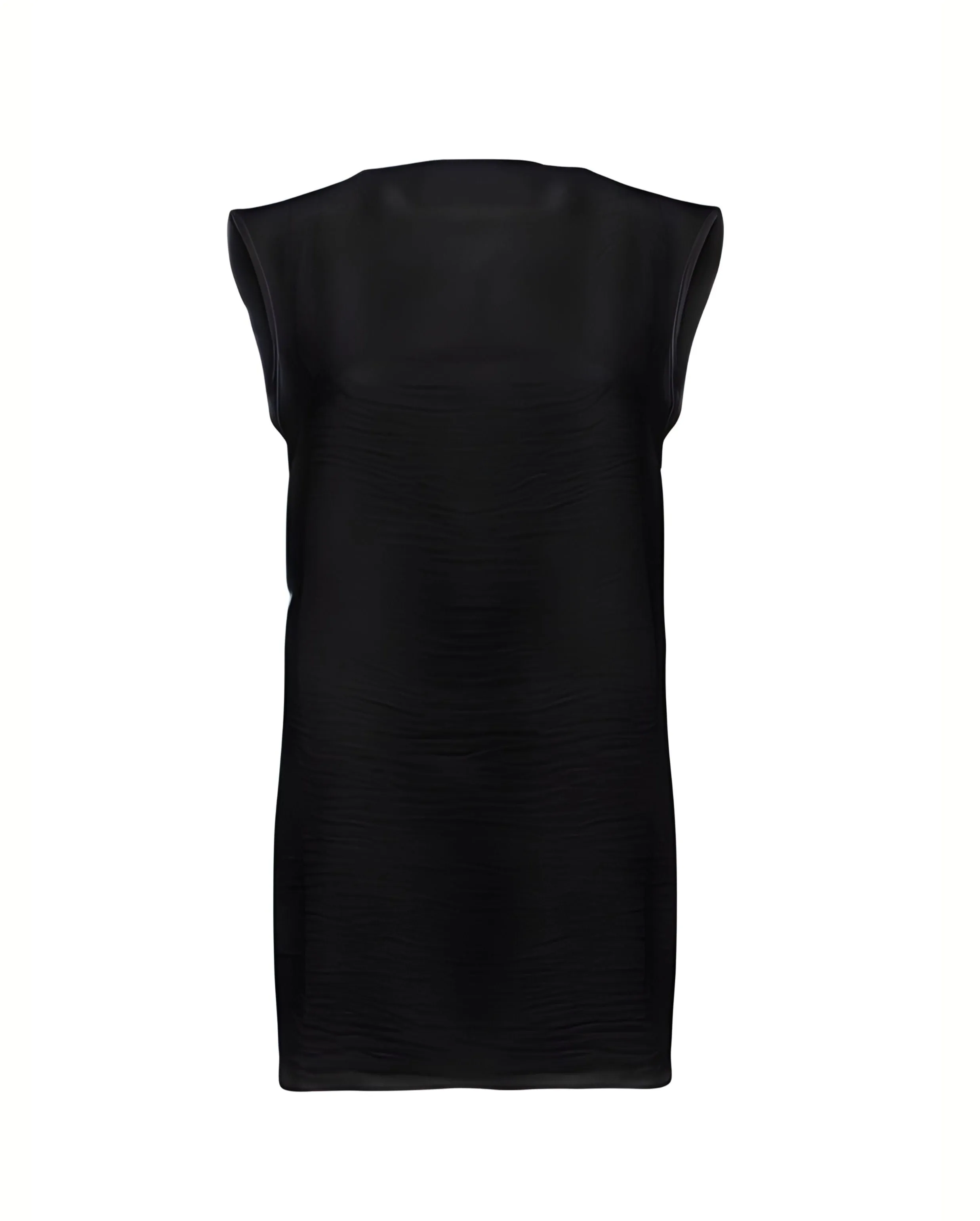 Boat neck Sleeveless Midi Top