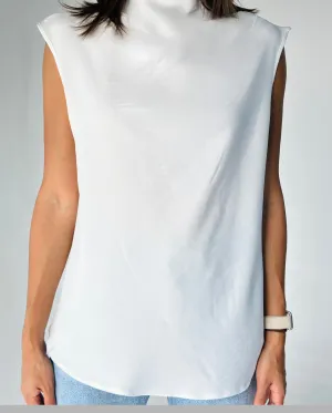 Boat neck Sleeveless Midi Top