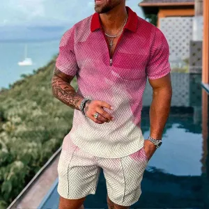 Bold Essence Polo Shirt And Shorts Co-Ord