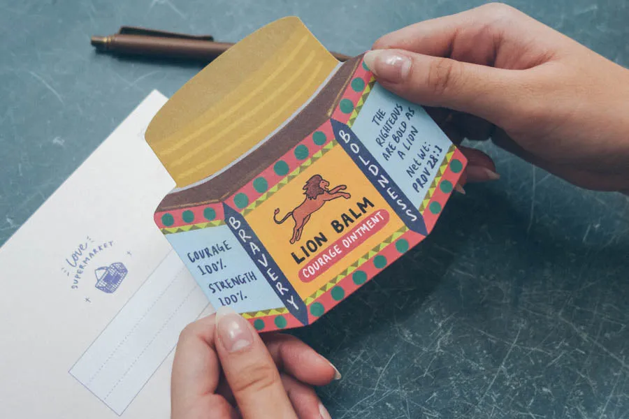 Bold Lion Balm {LOVE SUPERMARKET Card}