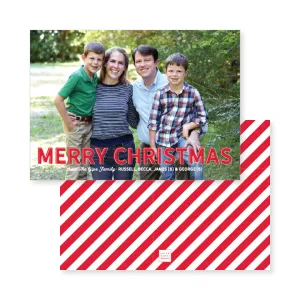 Bold Merry Christmas // holiday card