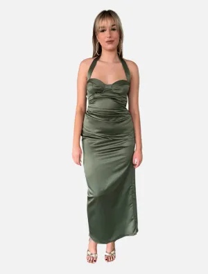 Boudoir Dress - Maple Satin