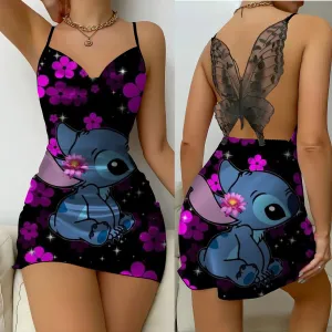 Bow Knot Women's Dresses Lace Dress Disney Satin Surface Skirt