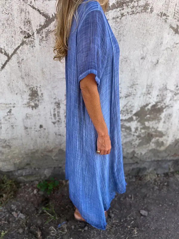 Bronte | Loose V-Neck Dress