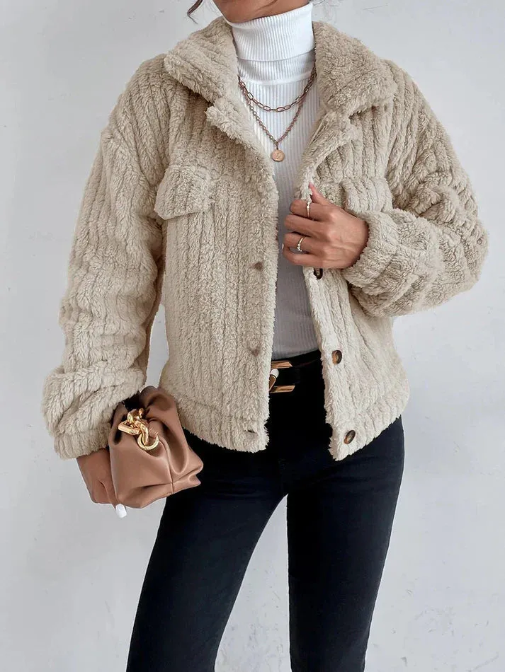 Brooke - plush jacket for women