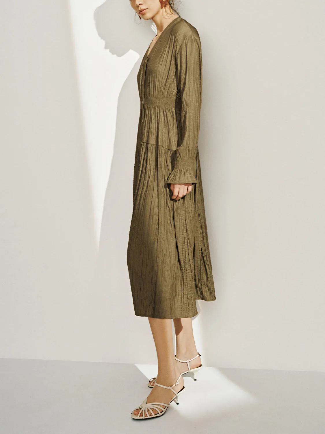 Button Up Skater Dresses