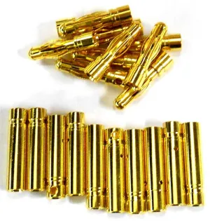 C0403 RC 4mm 4.0mm Gold Banana Female Male Plug 10