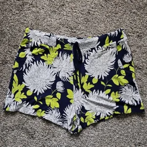 CAbi Blue and Green High Waist Shorts for Summer