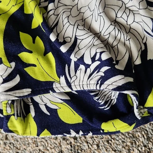 CAbi Blue and Green High Waist Shorts for Summer