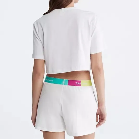 💘CALVIN KLEIN BRAND NEW SLEEP SHORTS AND TSHIRT SIZE L