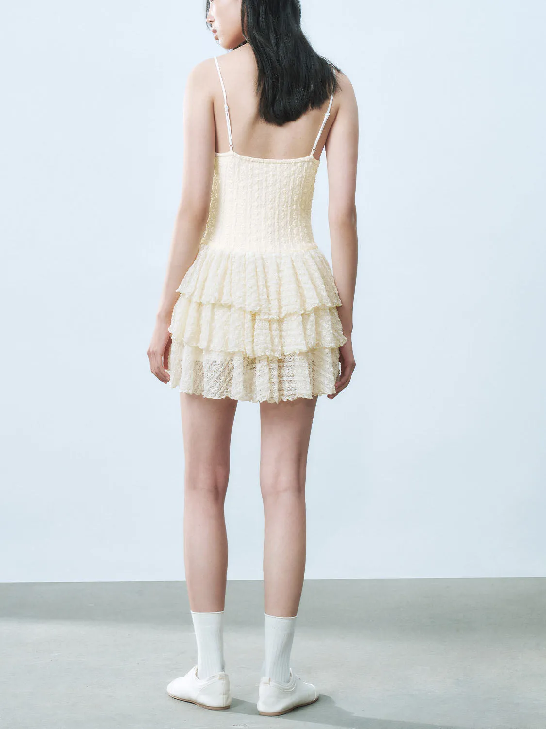 Cami Ruffle Hem Dresses