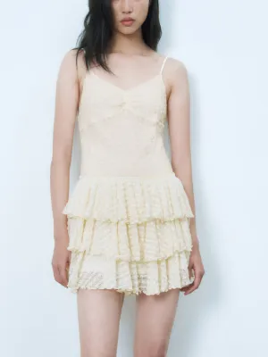 Cami Ruffle Hem Dresses