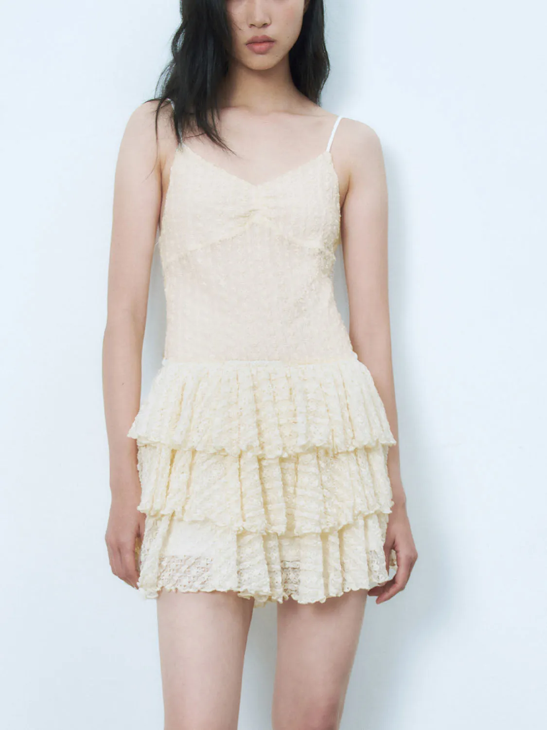 Cami Ruffle Hem Dresses