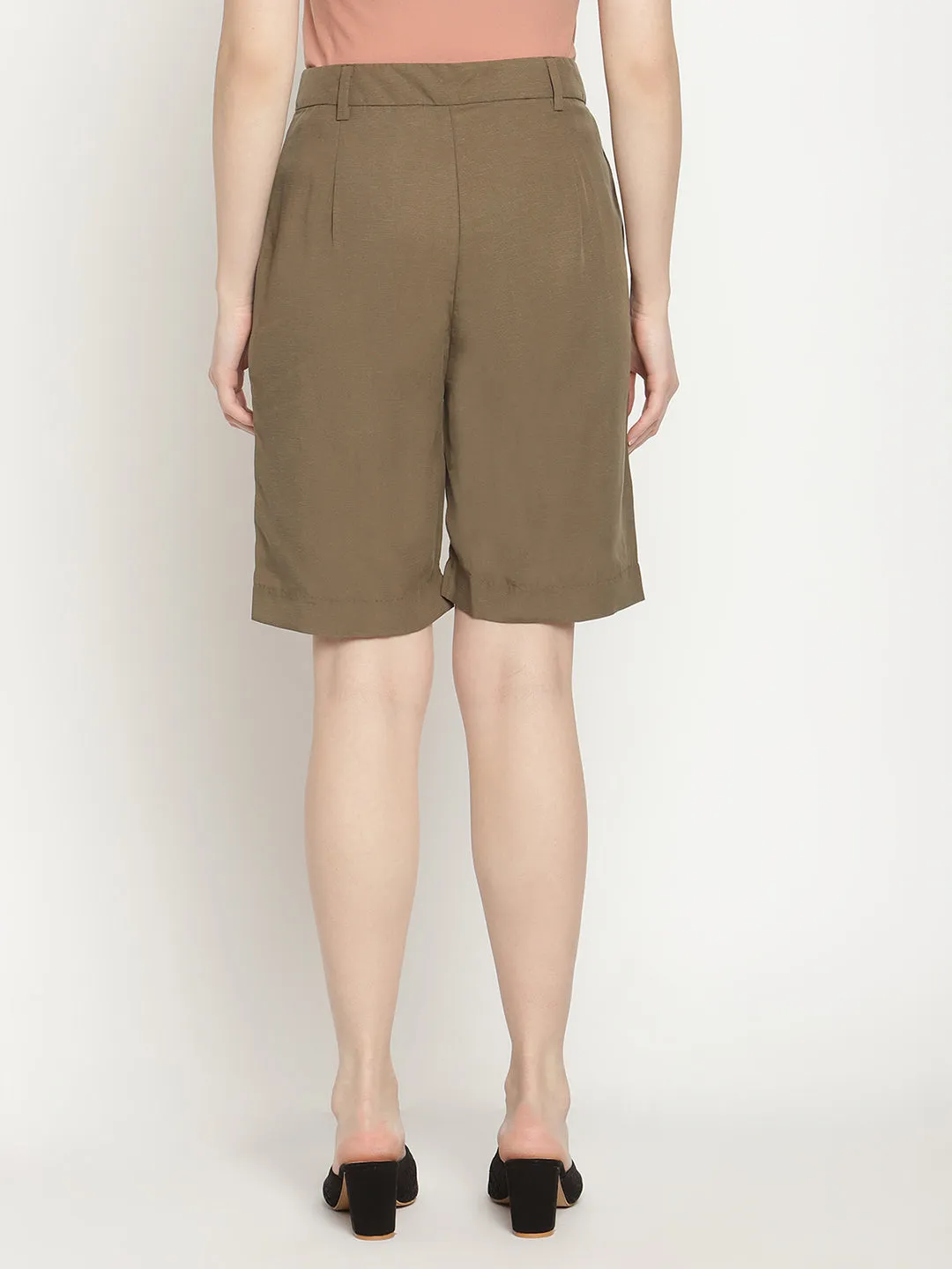 Camla Barcelona Olive Shorts