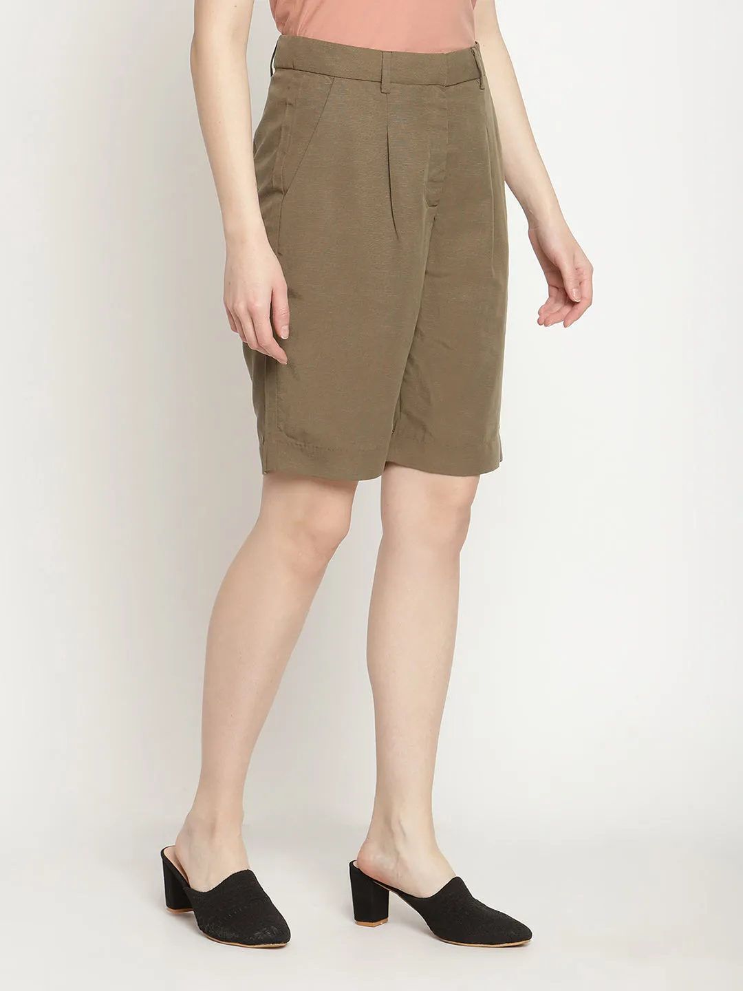 Camla Barcelona Olive Shorts