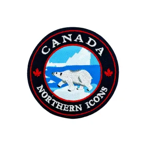 Canada iron-on embroidery patch