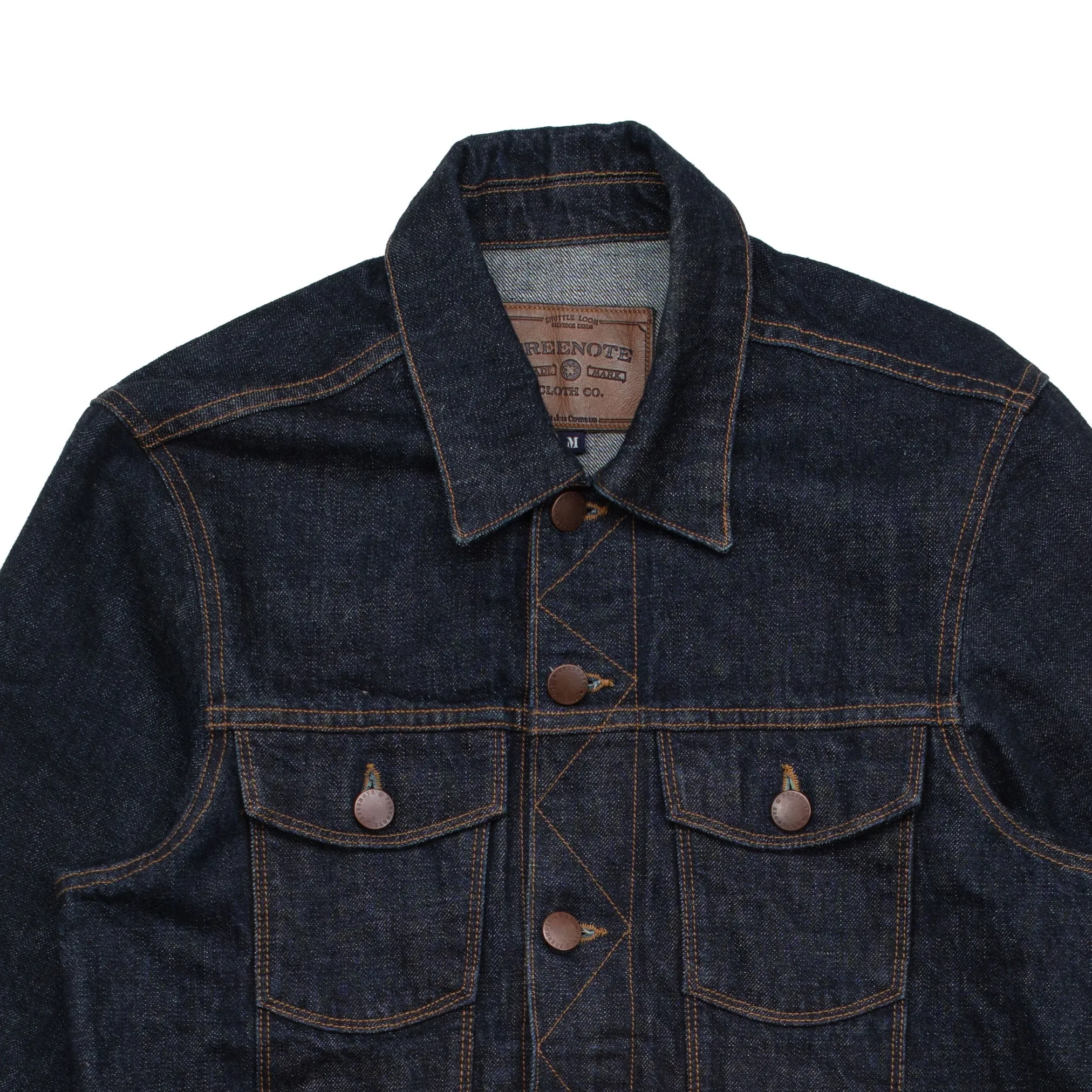 CD-1 Classic Denim Jacket in Rinsed 10 oz #1145