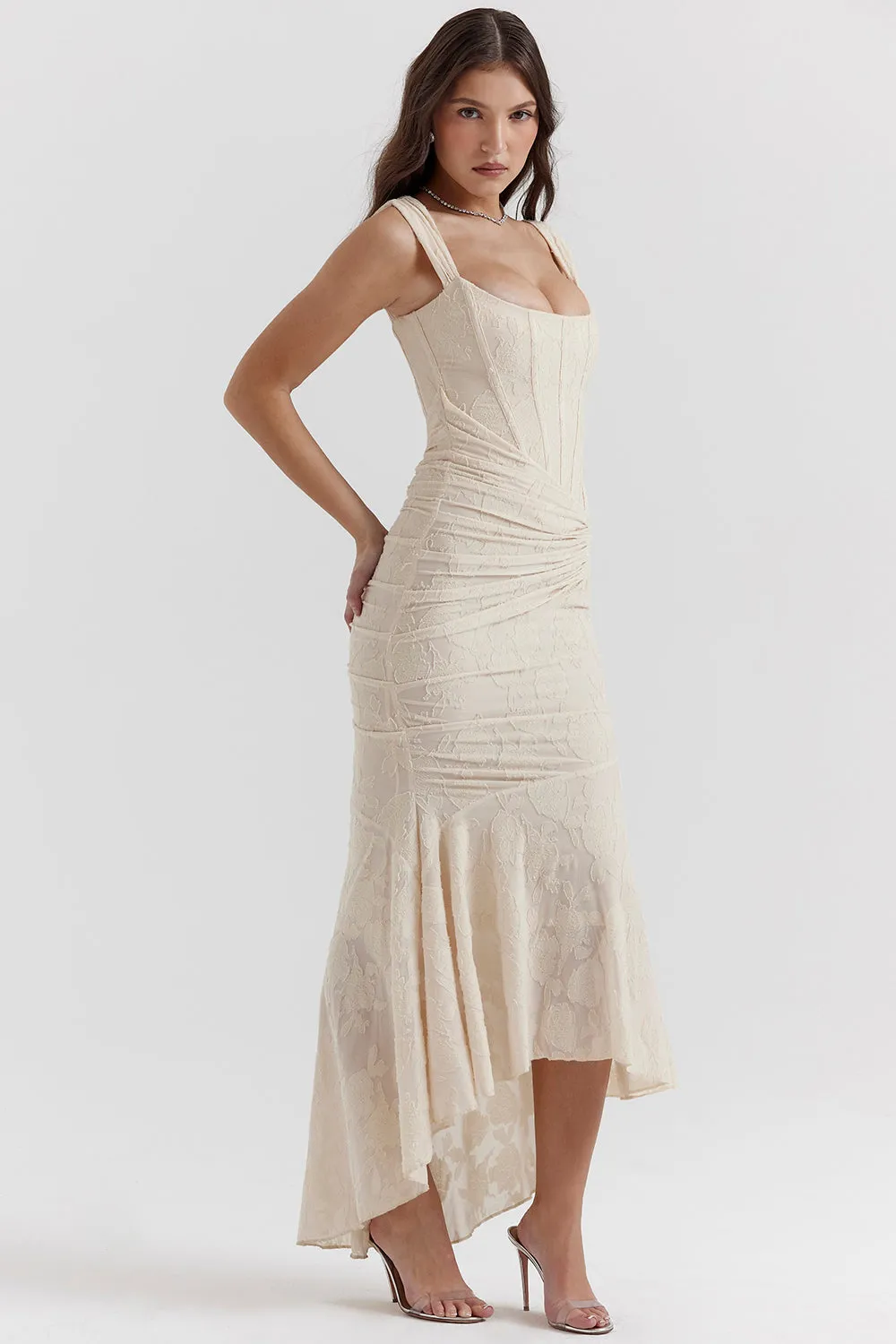 Celine | Tailored Elegant Midi Dress