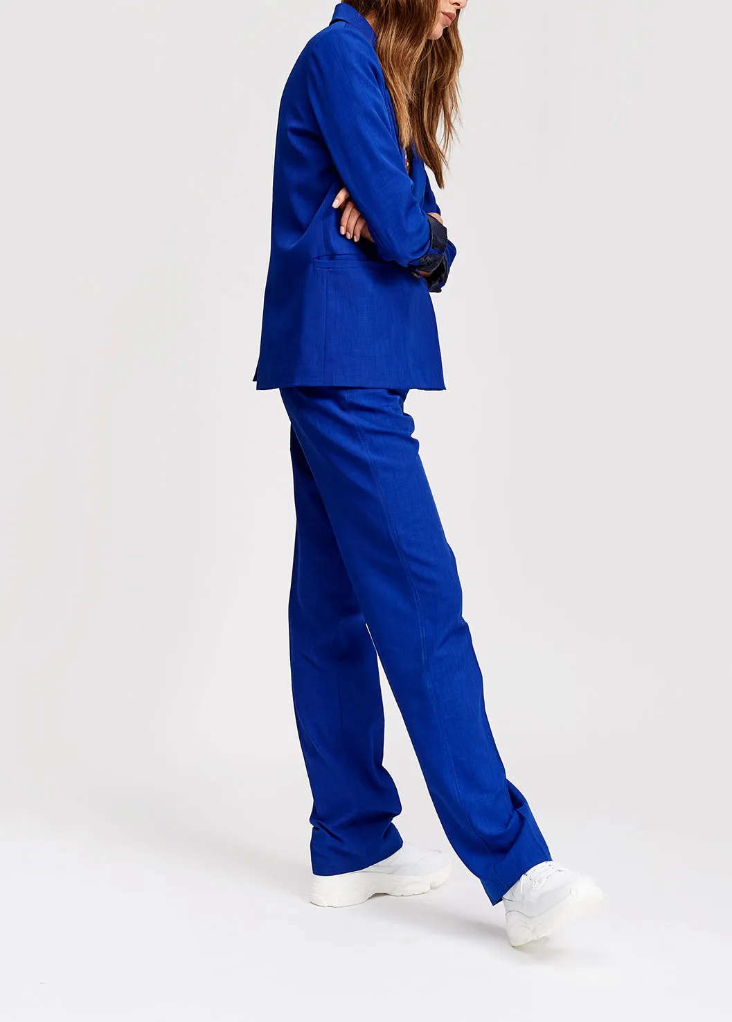 Classic blue blazer