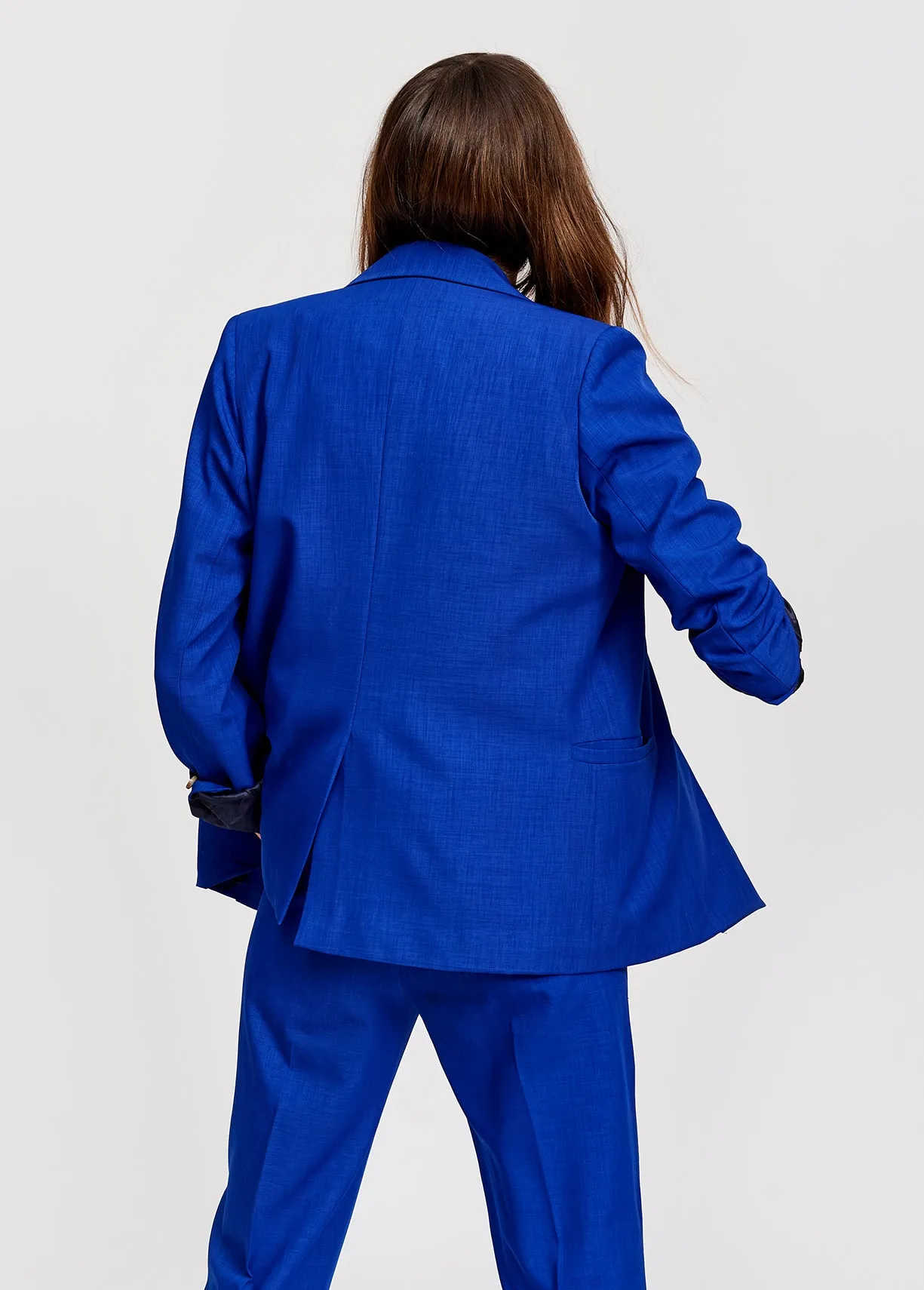 Classic blue blazer
