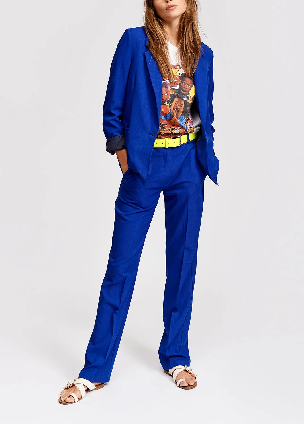Classic blue blazer