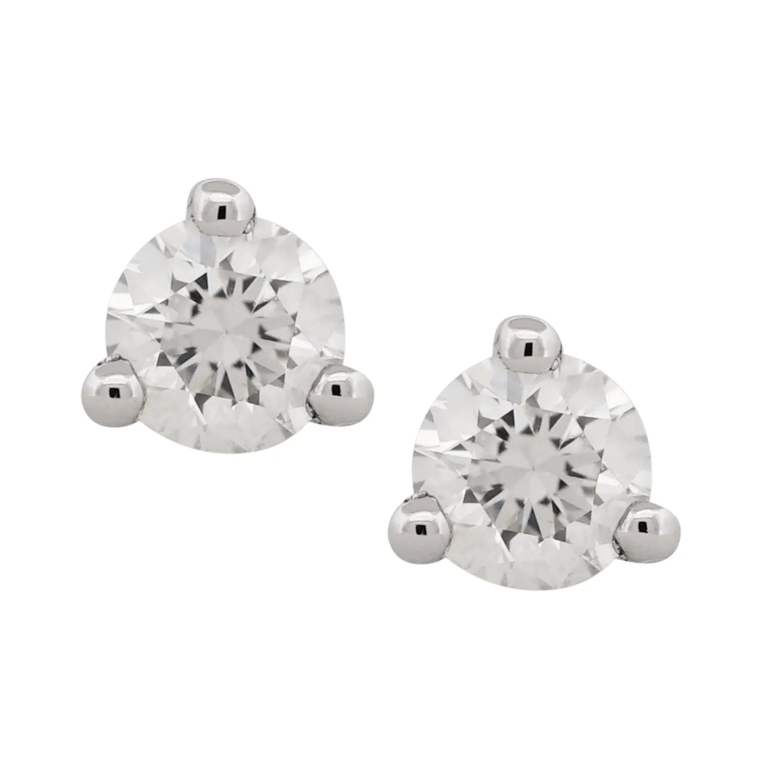 Classic Diamond Stud Earrings