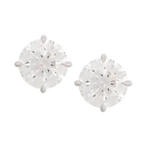 Classic Diamond Stud Earrings