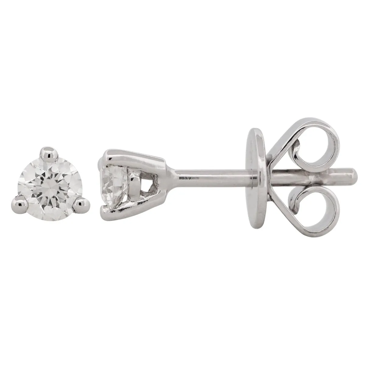 Classic Diamond Stud Earrings