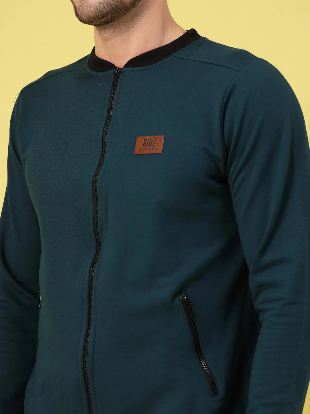 Classic Mandarin Bomber Jacket
