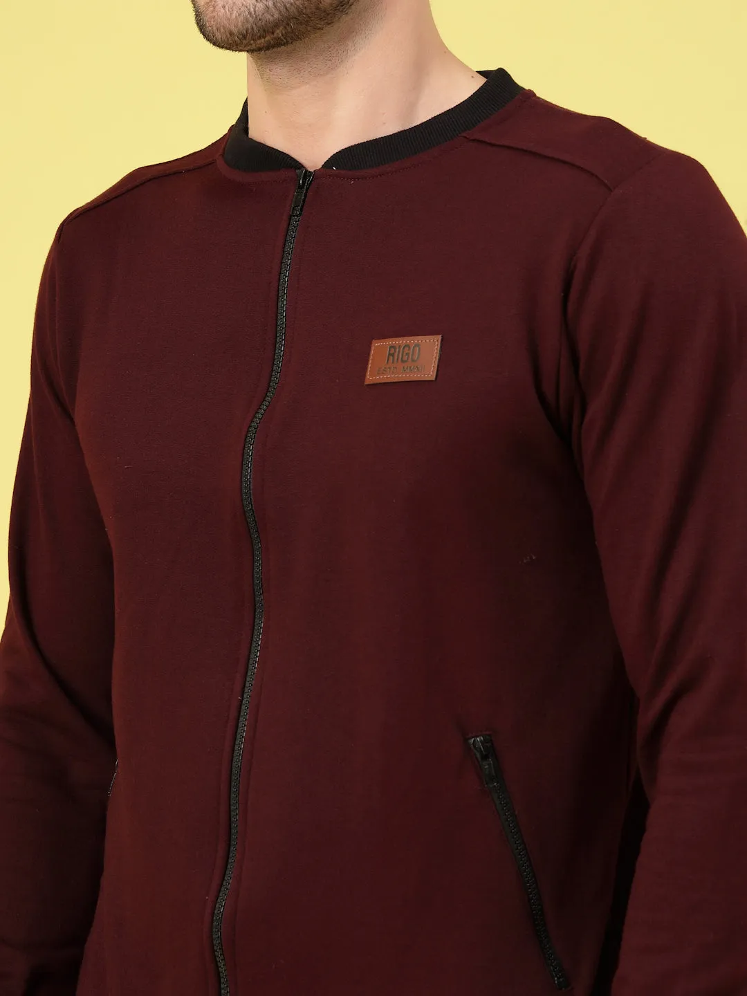 Classic Mandarin Bomber Jacket