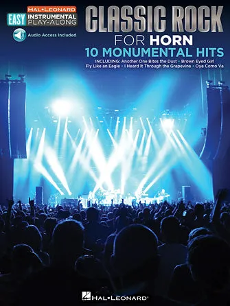 Classic Rock - 10 Monumental Hits (Easy Instrumental Play-Along Book with Online Audio Tracks)