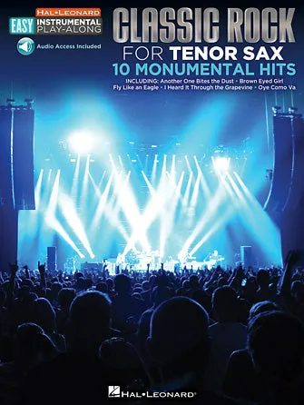 Classic Rock - 10 Monumental Hits (Easy Instrumental Play-Along Book with Online Audio Tracks)