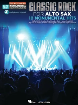 Classic Rock - 10 Monumental Hits (Easy Instrumental Play-Along Book with Online Audio Tracks)