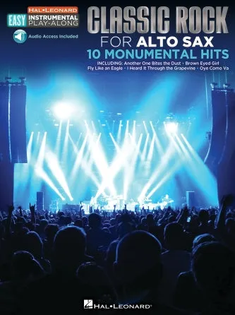 Classic Rock - 10 Monumental Hits (Easy Instrumental Play-Along Book with Online Audio Tracks)