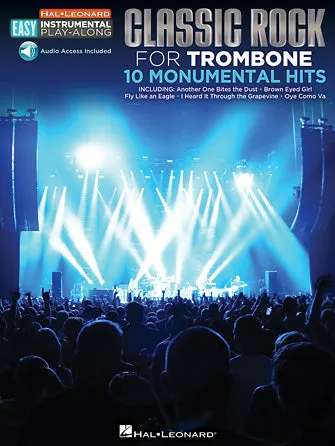 Classic Rock - 10 Monumental Hits (Easy Instrumental Play-Along Book with Online Audio Tracks)