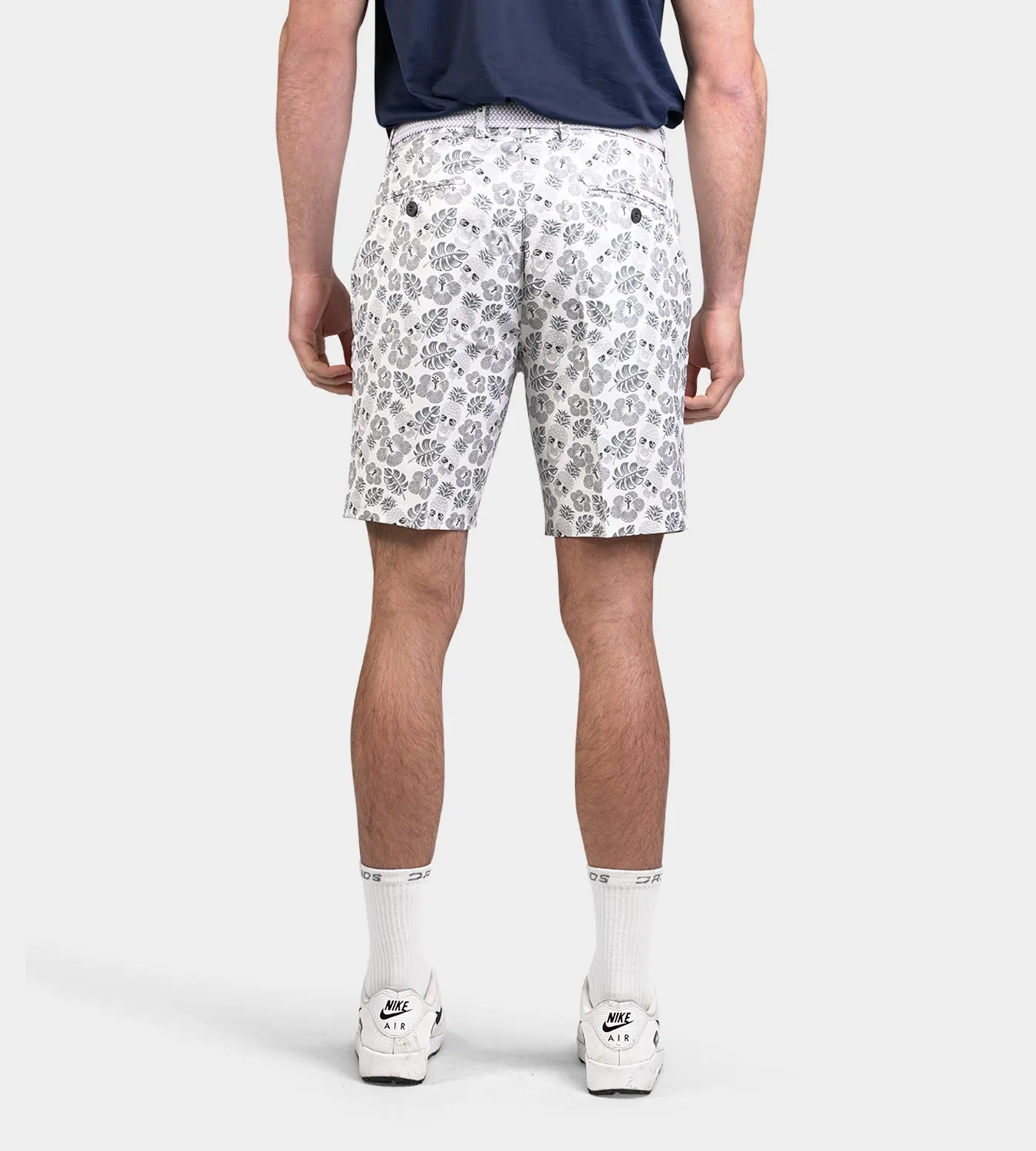 CLIMA PINEAPPLE SKULLZ SHORTS - WHITE