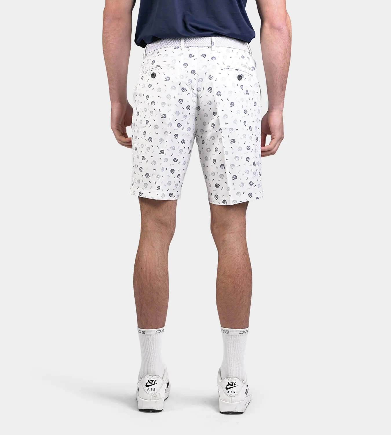 CLIMA SKULLZ SHORTS - WHITE