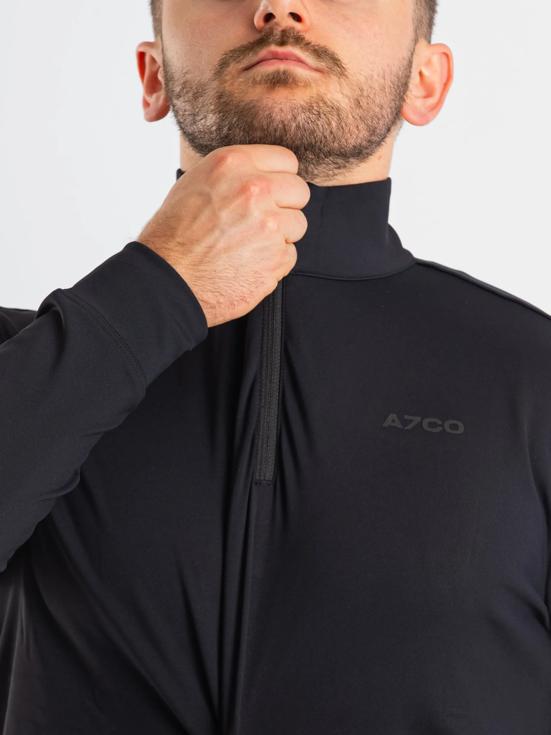 Cobra Quarter Zip Non Bar Grip Jacket - Stealth