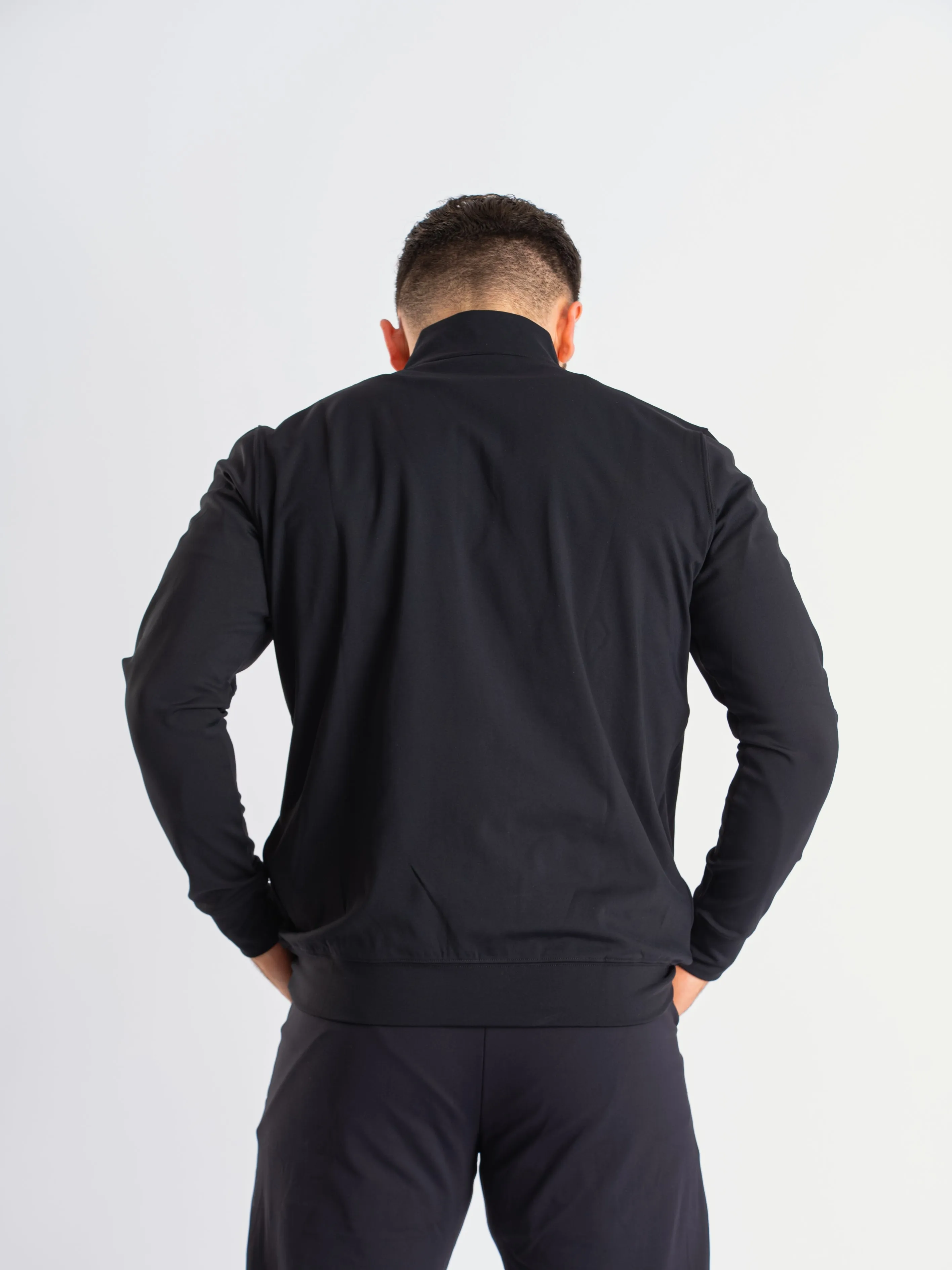Cobra Quarter Zip Non Bar Grip Jacket - Stealth