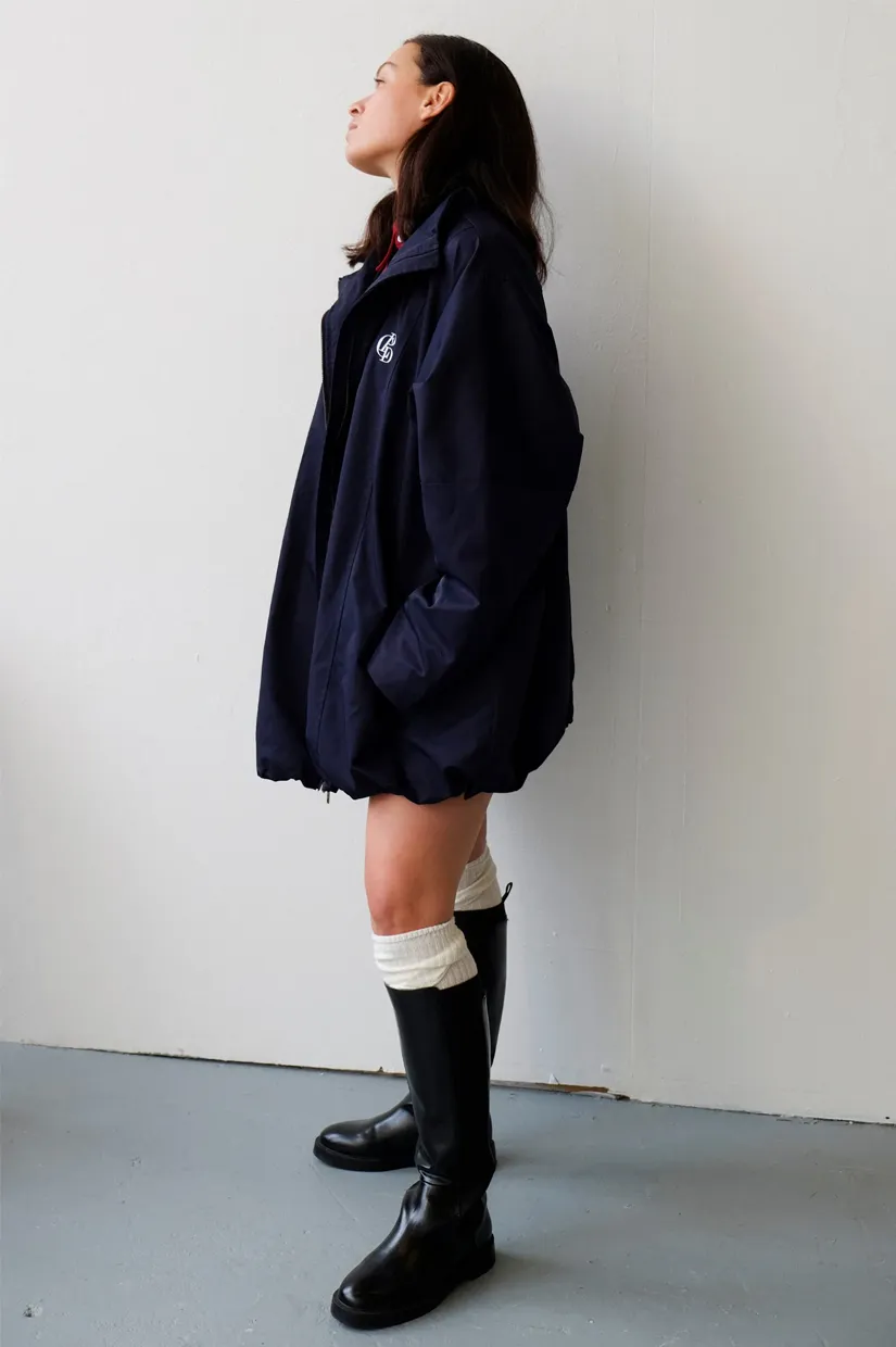 Commonplace Essentials Bentley Windbreaker - Washed Navy