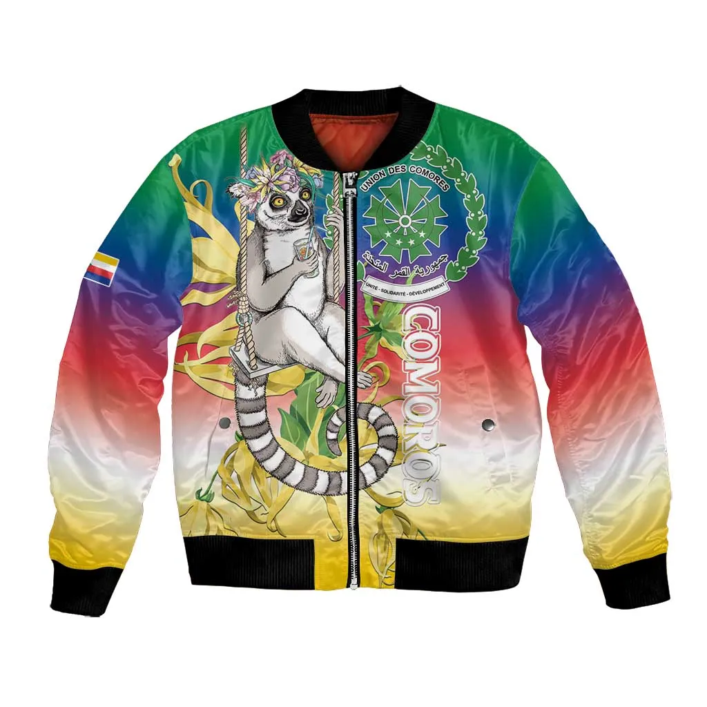 Comoros Bomber Jacket Mongoose Lemur With Ylang Ylang LT15
