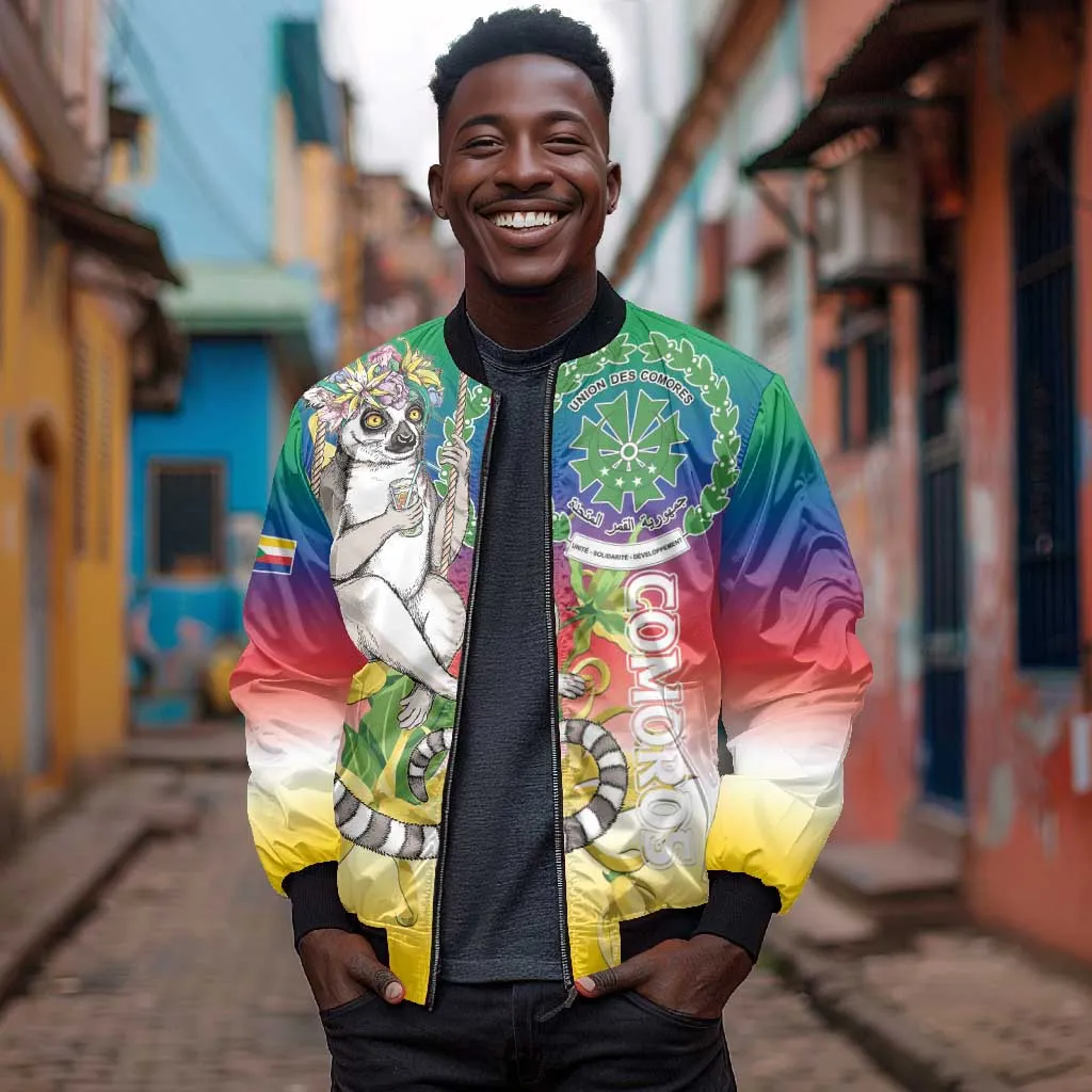 Comoros Bomber Jacket Mongoose Lemur With Ylang Ylang LT15