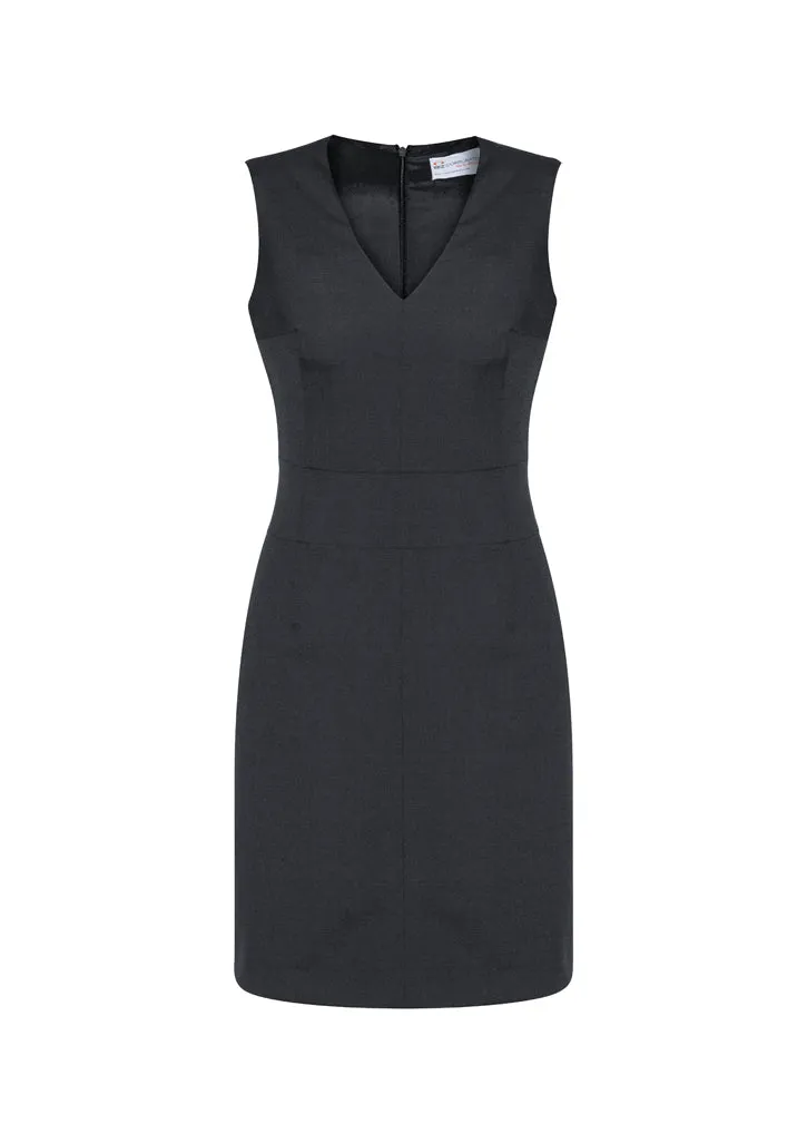 Cool Stretch Womens Sleeveless V Neck Dress (BZ-30121)